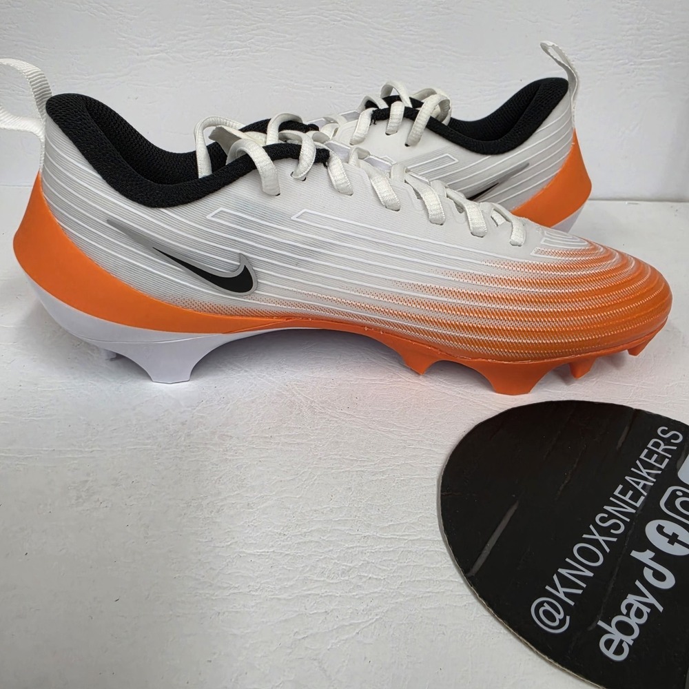 Nike Vapor Speed 3 TB White Orange Football Cleats HM8849-104 Men's Size 13 - Picture 5 of 7